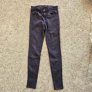 J Brand Mid-Rise Skinny Jeans - size 25